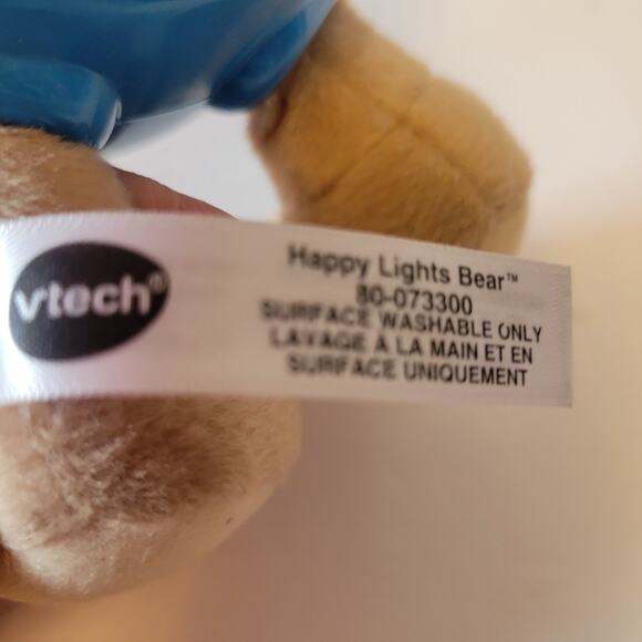 VTech Happy Lights Bear Musical Stuffed Toy Baby Infant Toddler Educational - Picture 7 of 16